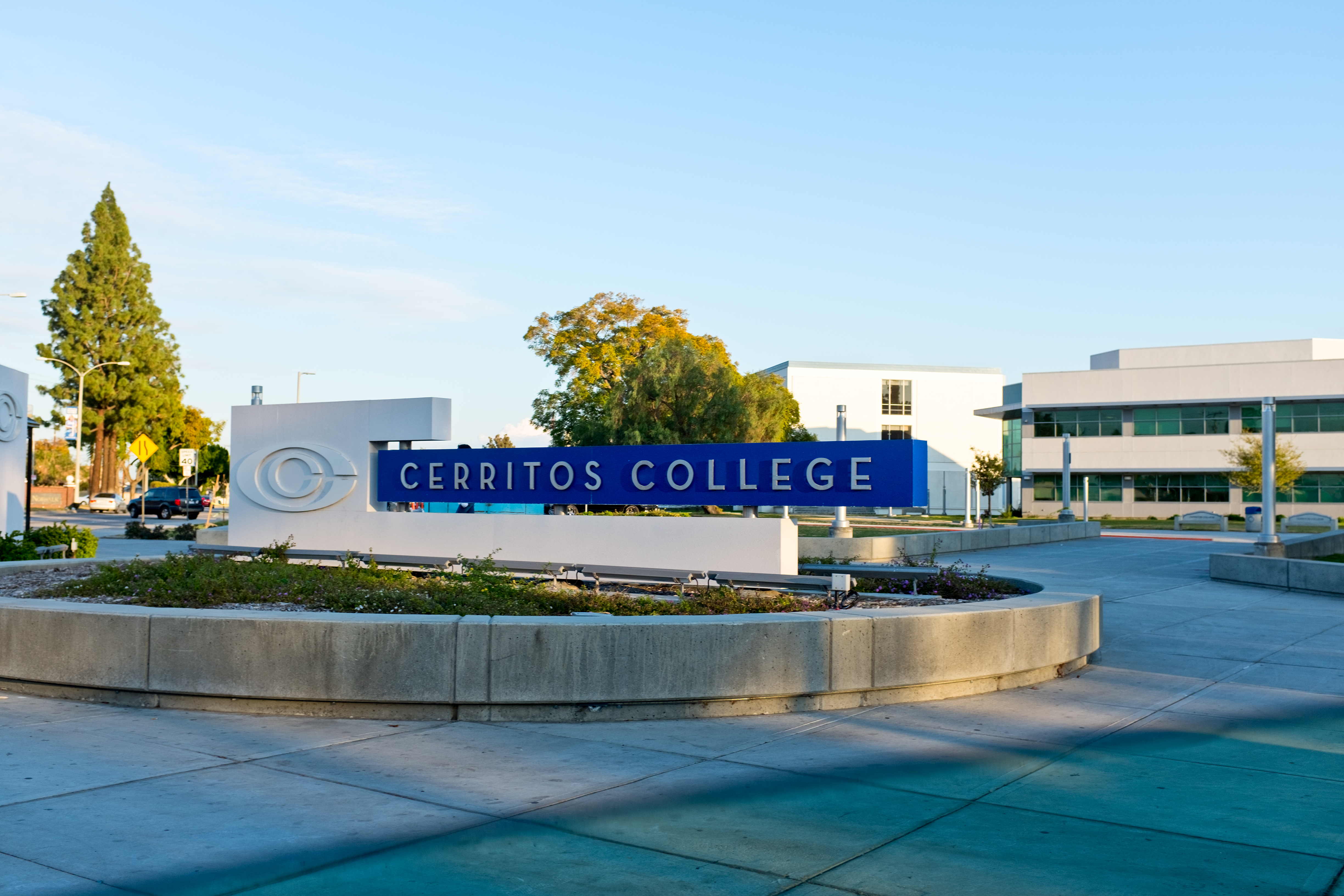 Cerritos College front sign